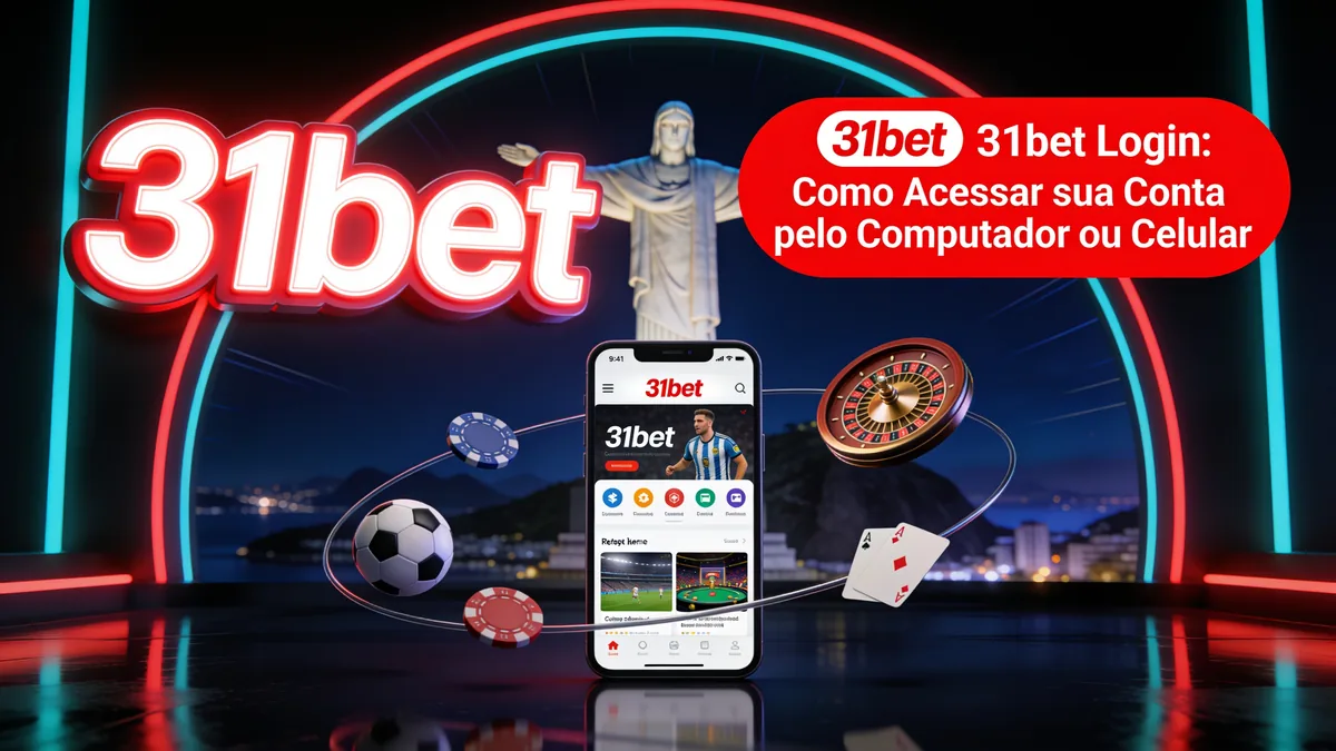 31bet Login: Como Acessar sua Conta pelo Computador ou Celular: 31bet guide for players in Brazil